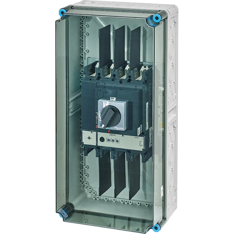 Hensel Enymod vermogensautomatenkast bm4 pe klem 300x600mm 400A 400A 4p MI 7444
