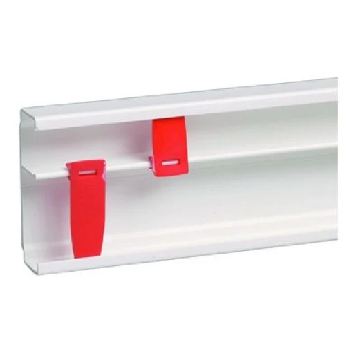 Attema K40 basisprofiel + clips ral 9010 2000x70x24mm wit AT9234