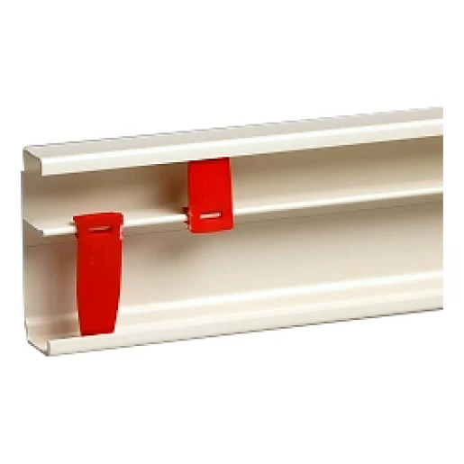 Attema K40 basisprofiel + clips ral 1013 2000x70x24mm wit AT9186