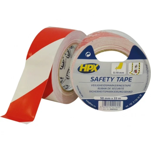 HPX zelfklevende tape 50mmx33m PVC Rood