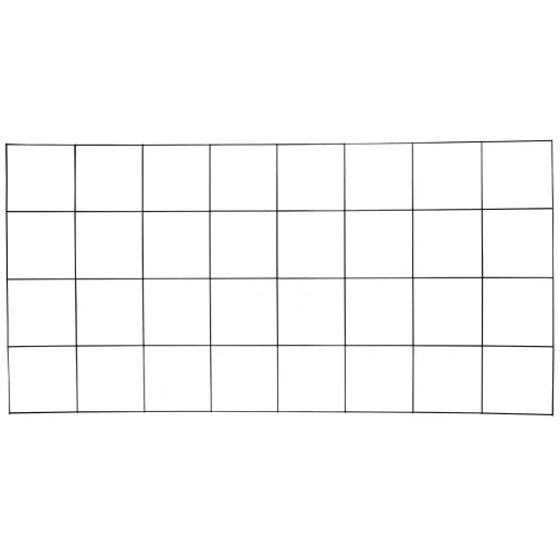 Dehn Lattice mat 250 stst (v4a) dimension: 2000x1000 mm