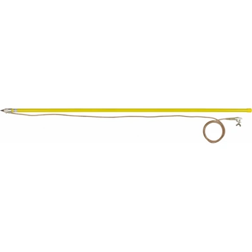 Dehn Discharge device w.contact electrode 1-pole l=2000mm w.wing bolt ear