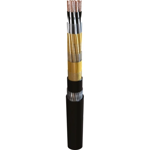 TKF RE-2X(st)YSWBY PiMF Dca instrumentatiekabel 24x2x1,3mm² ZWART