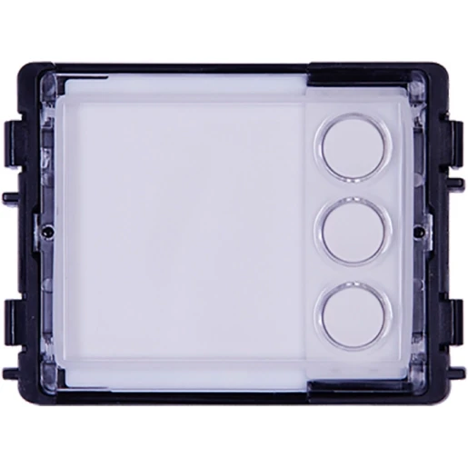 ABB Busch-Jaeger Welcome IP drukknop module 3 toetsen rond 3-voudig wit 2TMA130160N0025