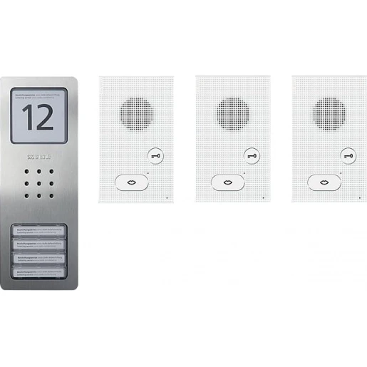 Siedle Audio set basis 3 binnenposten zilver 210008744-00