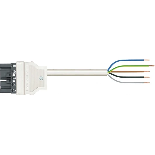 Wago SERIE 771 Patchkabel gebouwinstallatie 5p Stekker Vrij kabeluiteinde 4000mm