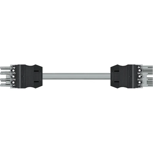 Wago SERIE 771 Patchkabel gebouwinstallatie 4p Contrastekker (female) Stekker 6000mm