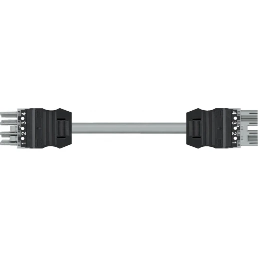 Wago SERIE 771 Patchkabel gebouwinstallatie 4p Contrastekker (female) Stekker 6000mm