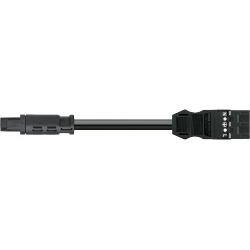 Wago SERIE 774 Patchkabel gebouwinstallatie 3p Contrastekker (female) Stekker 8000mm