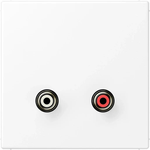 Jung LS range afdekking ls990 matwit cinch audio MALS1021WWM
