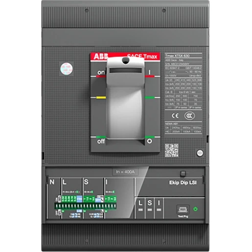ABB LIG In=400 3 polig vast met vooraansluiting electronische beveiliging
