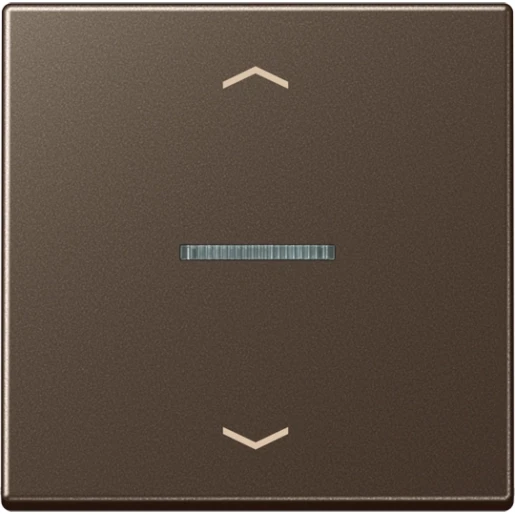 Jung A range home stuurafdekking pijl a500 mokka enkelvoudig Mat BTA17101PMO