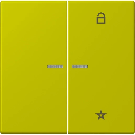 Jung LS range stuurafdekking universeel lc4320f 2-voudig Mat groen FMLC1701249