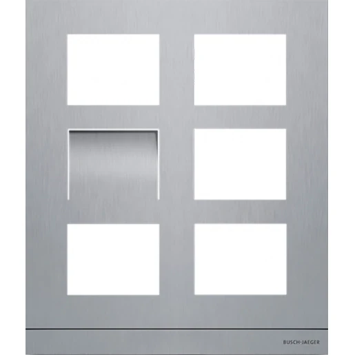 ABB Busch-Jaeger Welcome IP kader video buitenpost maat 2/3 Aluminium