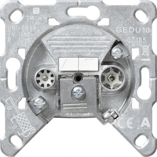 Gira Non-Design antenne contactdoos basiselement inbouw 2v rijgdoos 10dB IP20 004100
