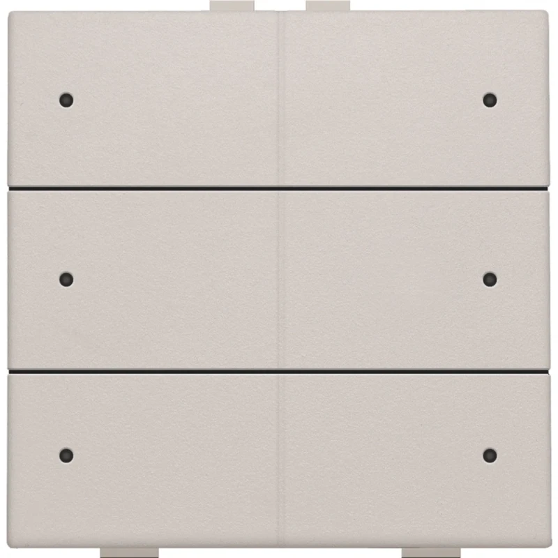 Niko Drukknop met led en comfortsensoren Home Control grijs inbouw 102-52206