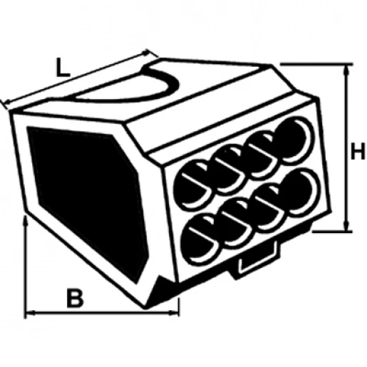 Klemko Lk2,5-8v-tr lasklem 8p 2,5mm2 trs