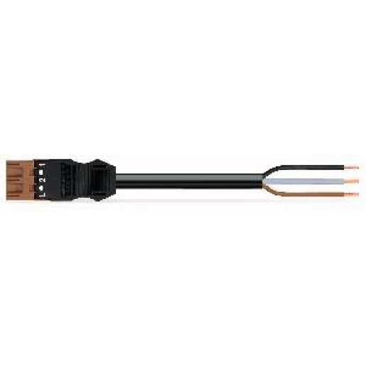 Wago Serie 771 Patchkabel gebouwinstallatie 3p Stekker Vrij kabeluiteinde 5000mm