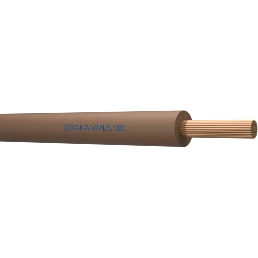 Draka VMD Montagedraad 1x1mm² PVC 90°C bruin 500M Doos 132758D3
