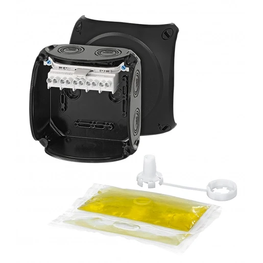 Hensel Kabeldoos IP66/68 BM3 1,5-6 mm² 5 polig met Gietmassa Zwart