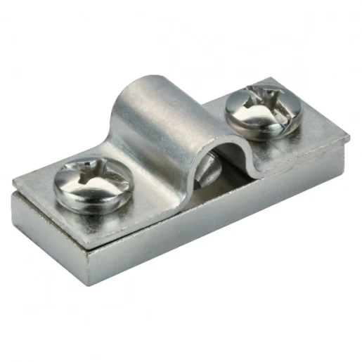 JMV MUURBLOK MESSING 50MM² VERNIKKELD