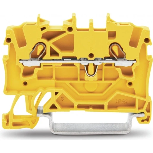 Wago Serie 2001 Verbindingsrijgklem 0,5-2,5mm² eendr. 0,25-1,5mm² meerdr. Geel