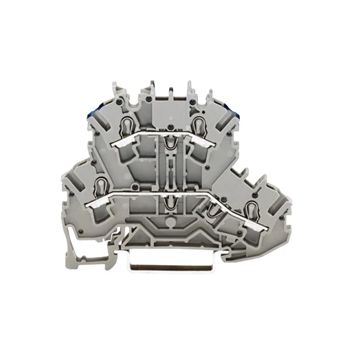 Wago Serie 2002 Verbindingsrijgklem 0,75-4mm² eendr. 0,25-2,5mm² meerdr. Grijs