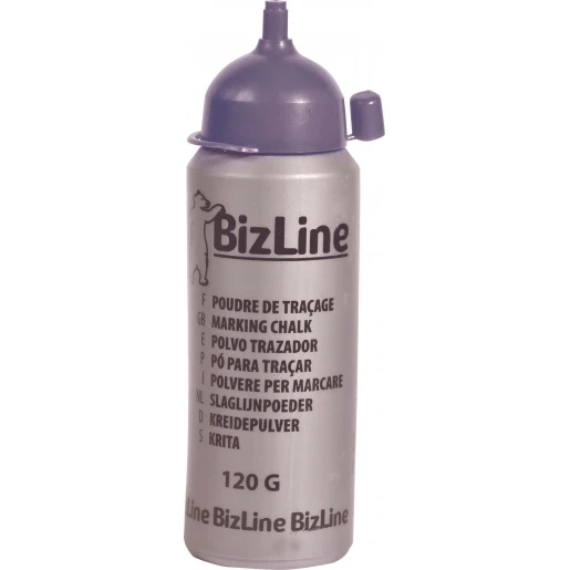 Bizline Smetlijn poeder (azuurblauw) blauw 120g BIZ 700038