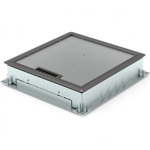 HPL Vloercontactdoos Combi50 Grijs IP20 3mm Vierkant 805.1010