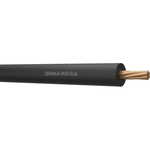 Draka HVD Cca Installatiedraad 1x6mm² Cca polyolefine 70°C zwart 500M Haspel 821608H5