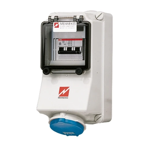 Mennekes WCD 16A3P 6H230V IP44 MET AUTOMAAT