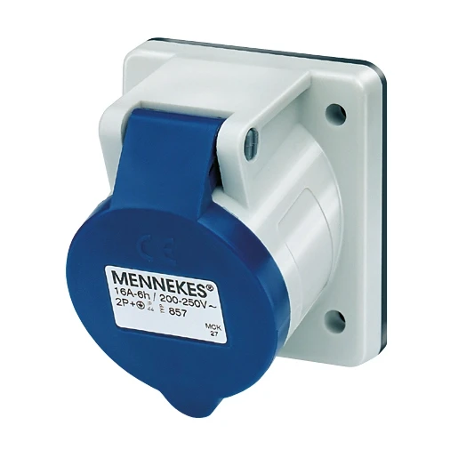 Mennekes Inb. contactdoos16A3P 6H230V IP44