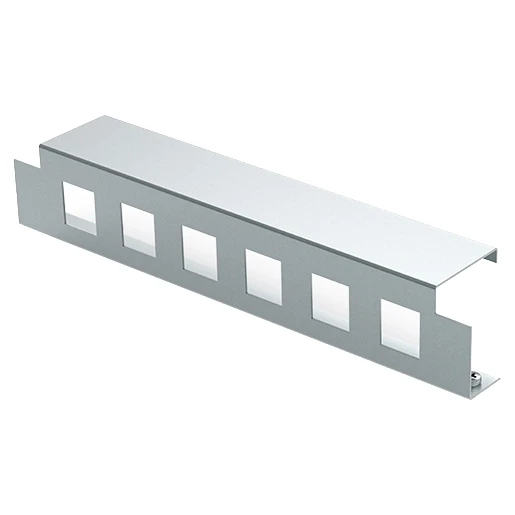 HPL inbouwpaneel data avaya / systimax - voor instortvloerdoos 50/80mm 6 inbouwelementen 712.0240-5