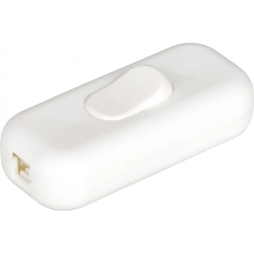 Bailey Snoerschakelaar enkelpolig 250V 1 - 450W wit 141356
