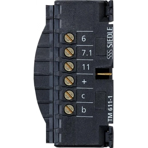 Siedle TM 611-1 klemmenblok zwart 210007291-00