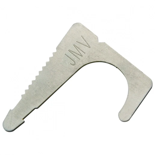 JMV Inslagbeugel 16/20mm.blank met kartel in kleinverpakking