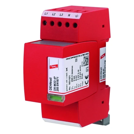 Dehn Surge arrester type 3 dehnrail m 4-pole 255v f.industry electronics