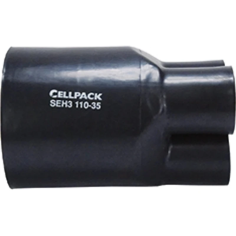 Cellpack KRIMPSPRUITSTUK VOOR 4-ADRIGE KABELS EN LEIDINGEN SEH4/95-36/ZWART