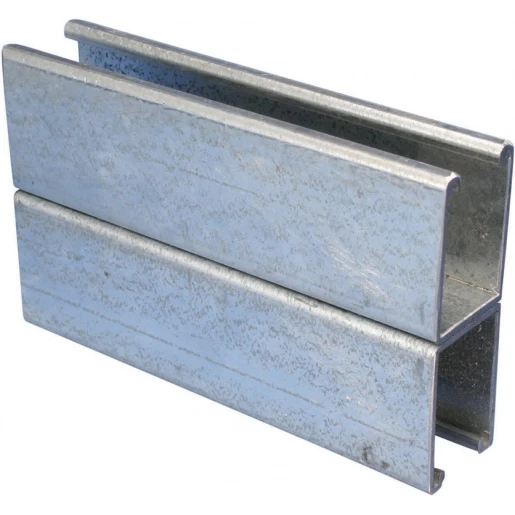 nVent Caddy Strut montageprofiel type DD C-profiel rug geperforeerd 22.3mm 6000x41x124mm elektrolytisch verzinkt 310650