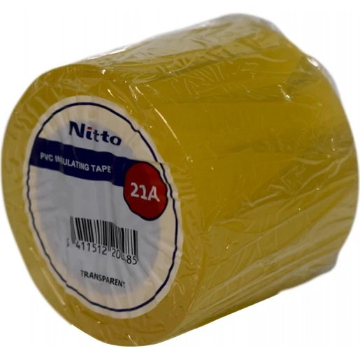 Stokvis NITTO PVC TAPE TRANSP 50MMX10M