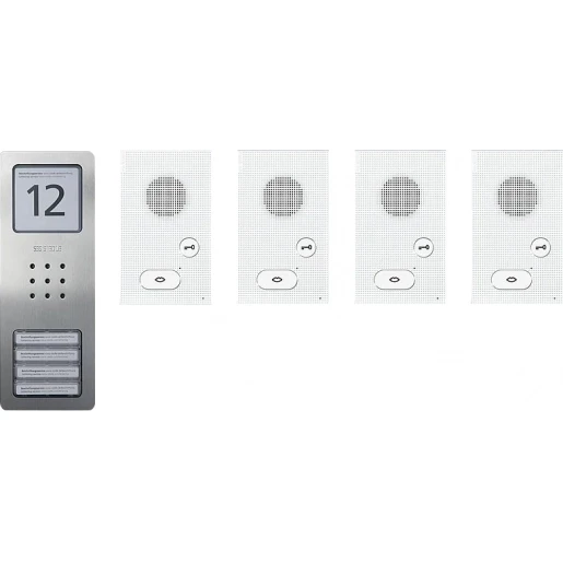 Siedle Audio set basis 4 binnenposten zilver 210008745-00