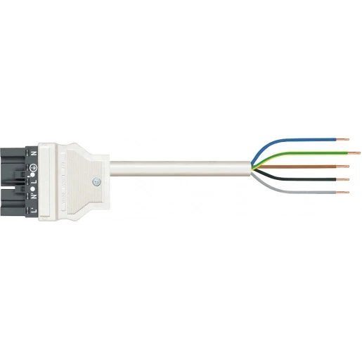 Wago SERIE 771 Patchkabel gebouwinstallatie 5p Stekker Vrij kabeluiteinde 6000mm