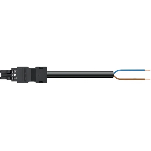 Wago SERIE 771 Patchkabel gebouwinstallatie 2p Contrastekker (female) Vrij kabeluiteinde 4000mm