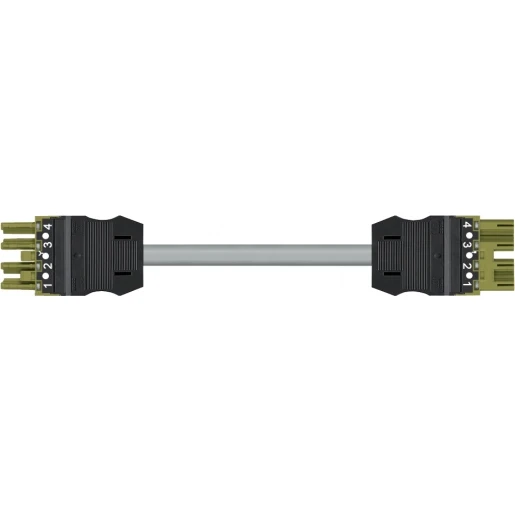 Wago SERIE 771 Patchkabel gebouwinstallatie 4p Contrastekker (female) Stekker 6000mm