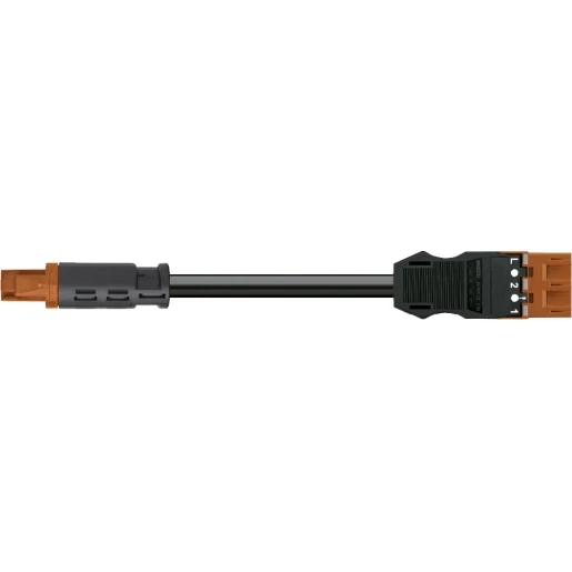 Wago SERIE 774 Patchkabel gebouwinstallatie 3p Contrastekker (female) Stekker 1000mm