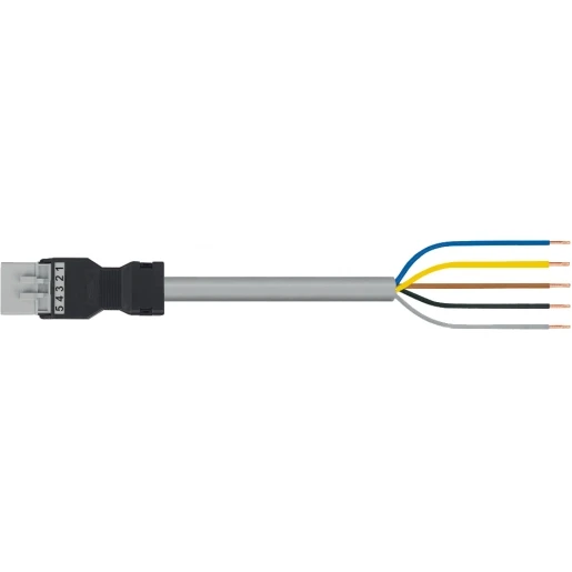 Wago SERIE 891 Patchkabel gebouwinstallatie 5p Stekker Vrij kabeluiteinde 6000mm