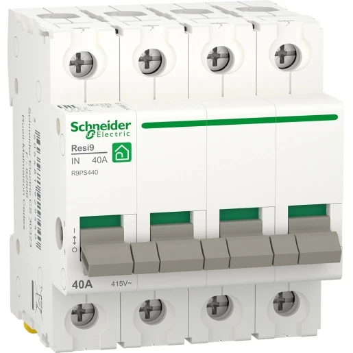 Schneider Electric Resi9 Hoofdschakelaar 4P 40A