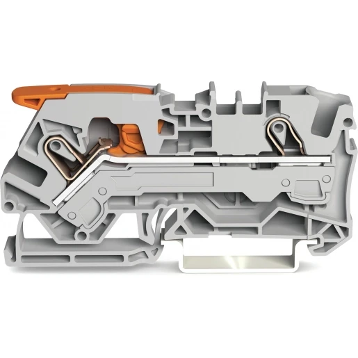 Wago SERIES 2106 Verbindingsrijgklem 1-10mm² eendr. 0,5-6mm² meerdr. Grijs