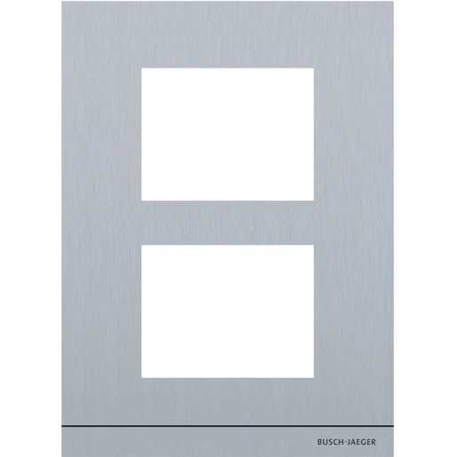 ABB Busch-Jaeger Welcome IP kader audio buitenpost maat 1/2 Aluminium