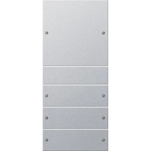Gira Wippenset 4-v (1+3) System 55 kl.alum.(gel.)